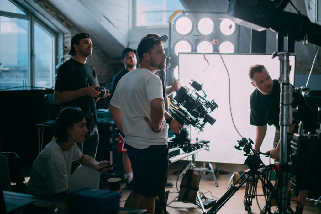 Video production team